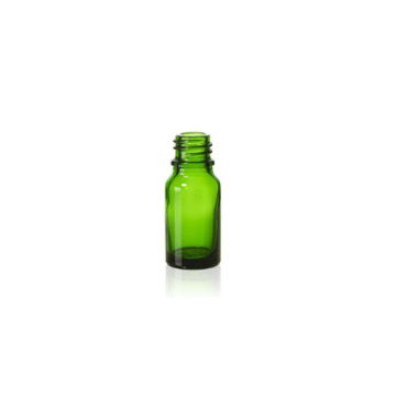 10 ml Green Glass Euro Bottle, 18 DIN