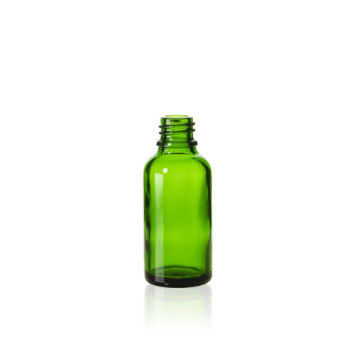 30 ml Green Glass Euro Bottle, 18 DIN