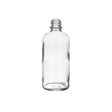 100 ml Clear Glass Euro Bottle, 18 DIN