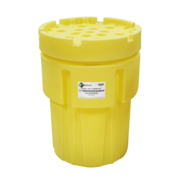 65 Gallon Plastic Overpack Drums – Yellow, UN Rated