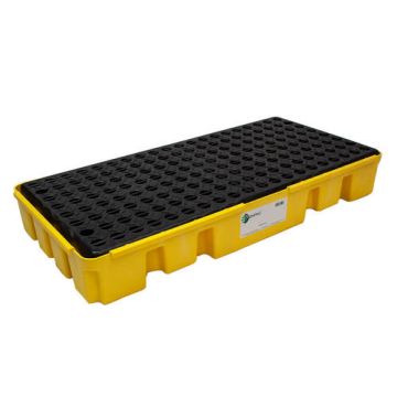 2 drum yellow spill containment pallet