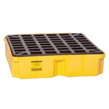 Single drum yellow platform, modular spill deck