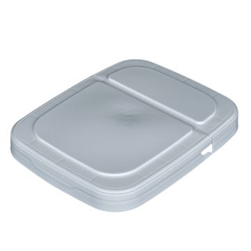 1 Gallon EZ Stor® Plastic Container Hinged Lid