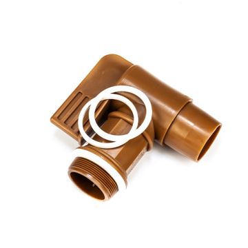 Flo-King™ 2 Inch Polyethylene Drum Faucet With EPDM Gaskets