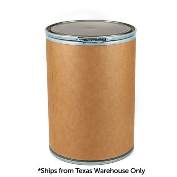 30 Gallon Fiber Drum, Lok-Rim ®, UN Rated, Steel Cover