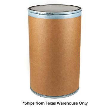 55 Gallon Fiber Drum, Lok-Rim ®, UN Rated, Steel Cover