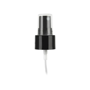 24-410 Black PP Smooth Fine Mist Sprayer 6-7/8" DT; .12-.14 ml Output