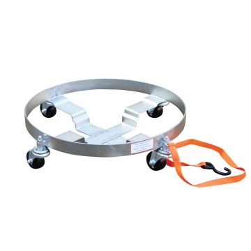 Four-Tier Drum Dolly - Hard Rubber Casters