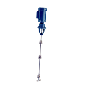 High Viscosity Gear Drive Closed Head Drum Mixers - HGS-series mixers, 3/4 HP TEFC Motor