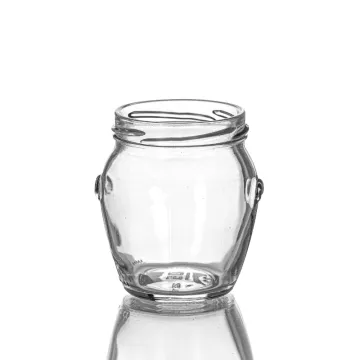 7.2 oz Clear Glass Honey Pot, 63 Lug