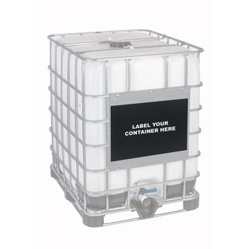 Plastic Marking Plate For IBC Tank - Black