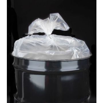 55 Gallon Poly Flexible Straight Bottom Drum Liner - 6 mil FDA Compliant 