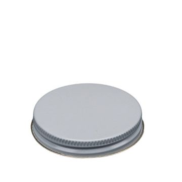 Metal lid for glass jar