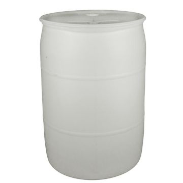 55 gallon natural closed head drum plastic
