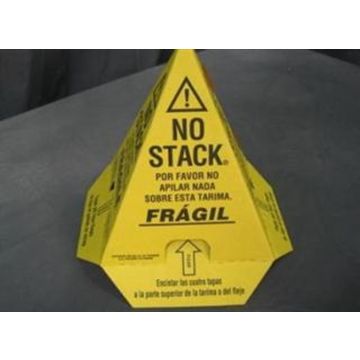 No Stack Pallet Cones Yellow