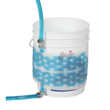 Fluxwrap blanket for regulating temperature in 5 gallon pails