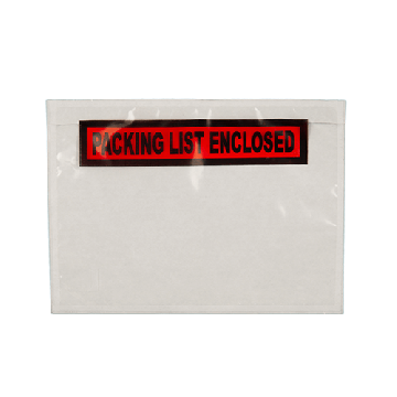 Packing list envelope