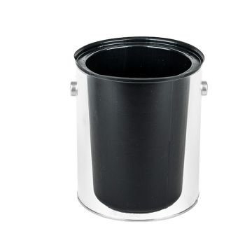 1 Gallon LDPE Black Straight-Sided Paint Can Liner