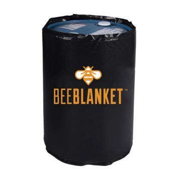 bee blanket on 55 gallon drum