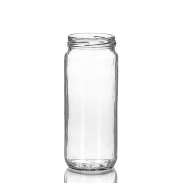 16 oz Clear Glass Paragon Jar, 63-400