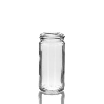 4 oz Clear Glass Paragon Jar, 48-400