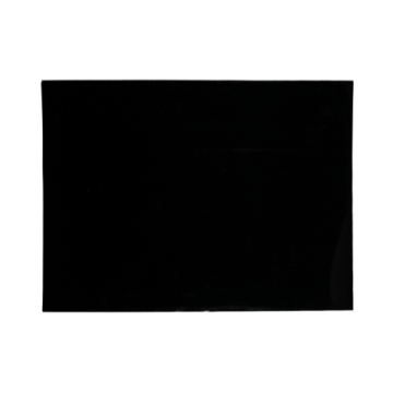 19" x 26" Black PCR Solid IBC Tote Marking Plate