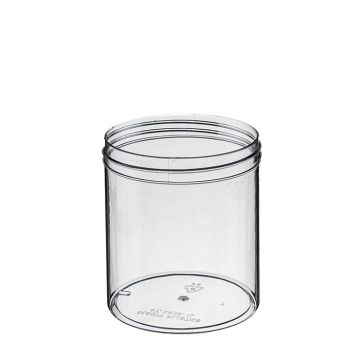 16 oz Wide Mouth Polystyrene Jar