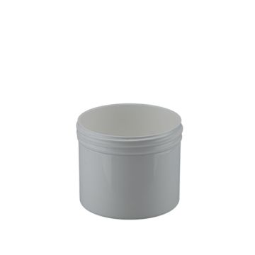 small white jar