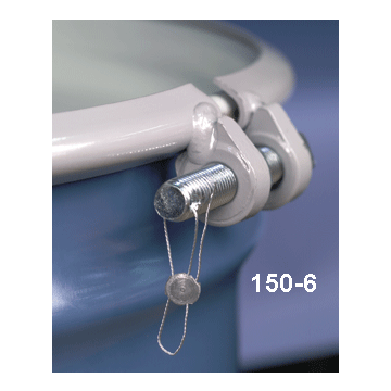 Dependable Lead Seals - 5/16 Inch Plain, 8 Inch Wire