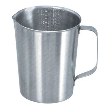 128 Ounce Graduated Stainless Steel Measures