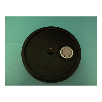 Rieke® FLEXSPOUT® UN Rated Plastic Pail Lid with Tear Tab - Black