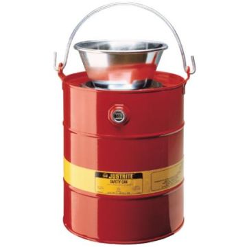 Justrite® Solvent Safety Drain Cans 5 Gallon