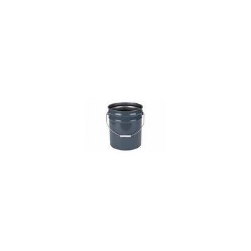 5 Gallon Steel Pail, Unlined, UN Rated - Black