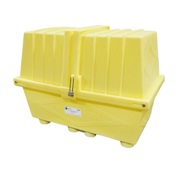 Enpac® Outdoor Storage With Drain Plug For Two Drums