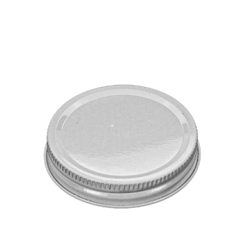 58-400 White Metal Screw Cap 