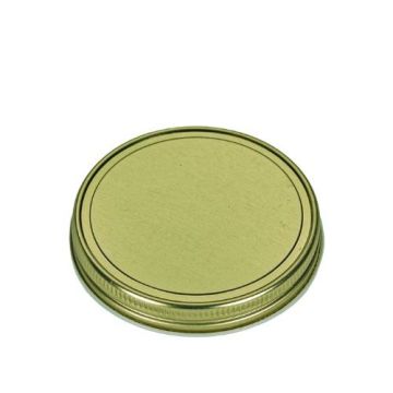 70-400 Gold Metal Screw Cap - Plastisol Liner