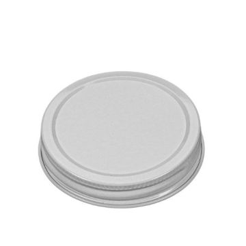 70-450 White Metal Screw Cap - Plastisol Liner