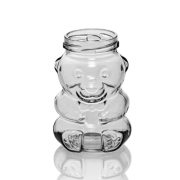 12 oz Glass Honey Bear Jar