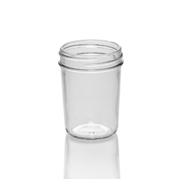 8 oz Glass Smooth Sided Jelly Jar, 70-450