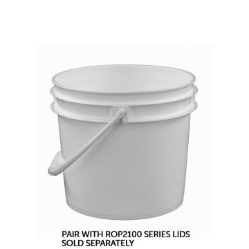 3.5 gallon white pail