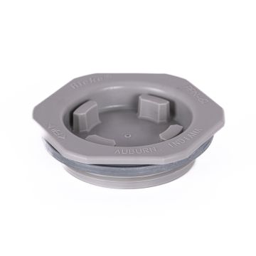 2 Inch Hex-Head Nylon Plug With Irr Poly Gasket - Thread Down
