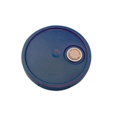 Blue lid with flex spout