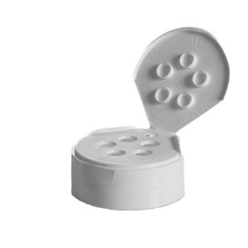 White spice cap with 5 sift holes
