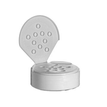 white spice cap with 10 sift holes
