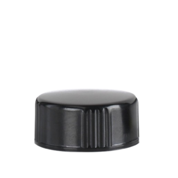 black phenolic cap with polycone liner