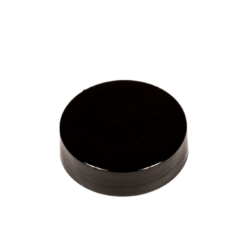 38-400 Black Smooth Cap 