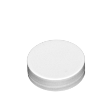 WHITE SMOOTH SIDED CAP WITH FOAM LINER