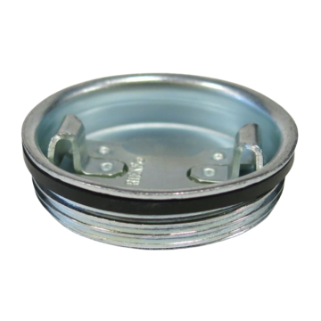 3/4 Inch Zinc Plated Steel Drum Plug, BUNA Gasket