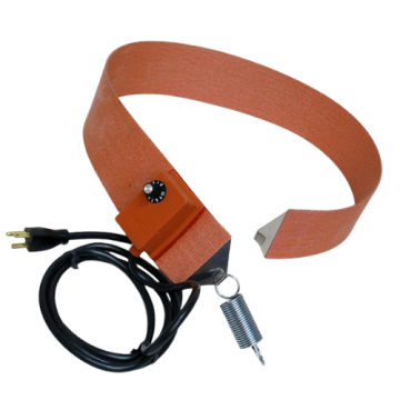 Silicone Rubber Drum Heater - 3 Inch Wide - 15 Gallon