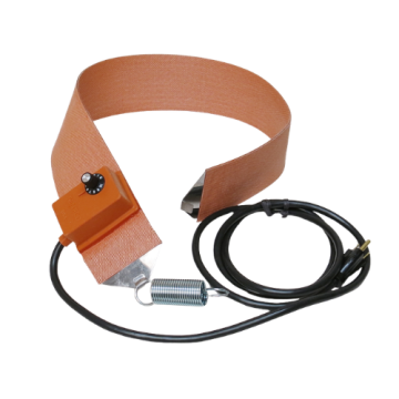 5 Gallon Steel Pail Silicone Rubber Heater - Adjustable Thermostat, 120V